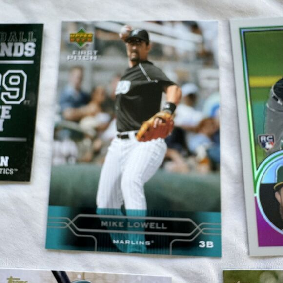 Oakland A’s Baseball 12 Card Lot NM Mark McGwire Rookie 366 Blackburn Refractor - Picture 3 of 13